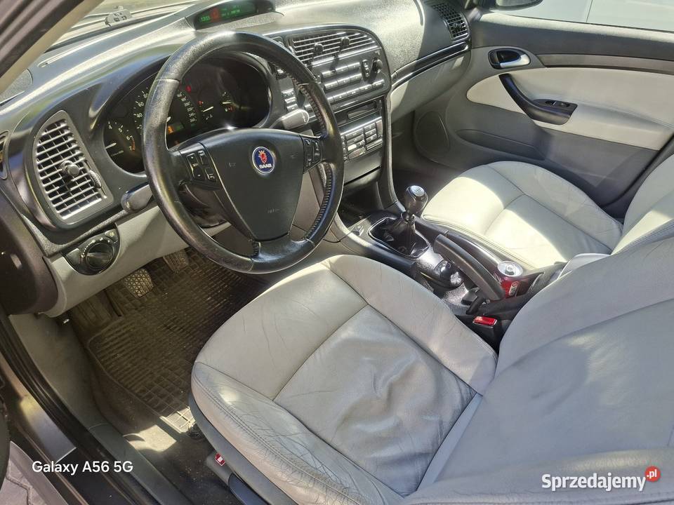 SAAB 93 18 BENZYNA LPG 2004 gniazdo AUX Samochody osobowe mazowieckie
