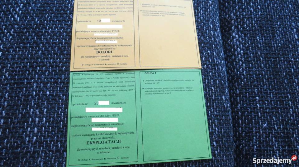 uprawnienia SEP elektryczne DE wielkopolskie Koło