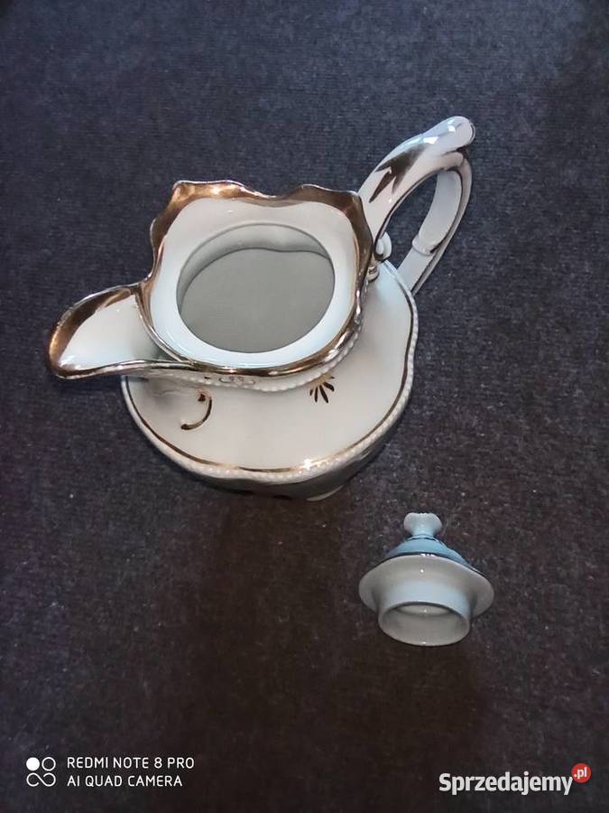Dzbanek C T Do czekolady Sygnatura z lat 1909 pomorskie Gdańsk