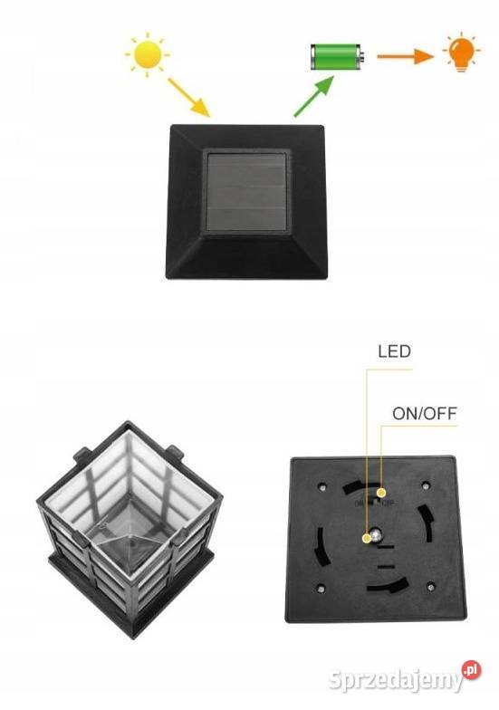 MAŁY znicz solarny LAMPION LAMPA NA GRÓB Święto Jasło