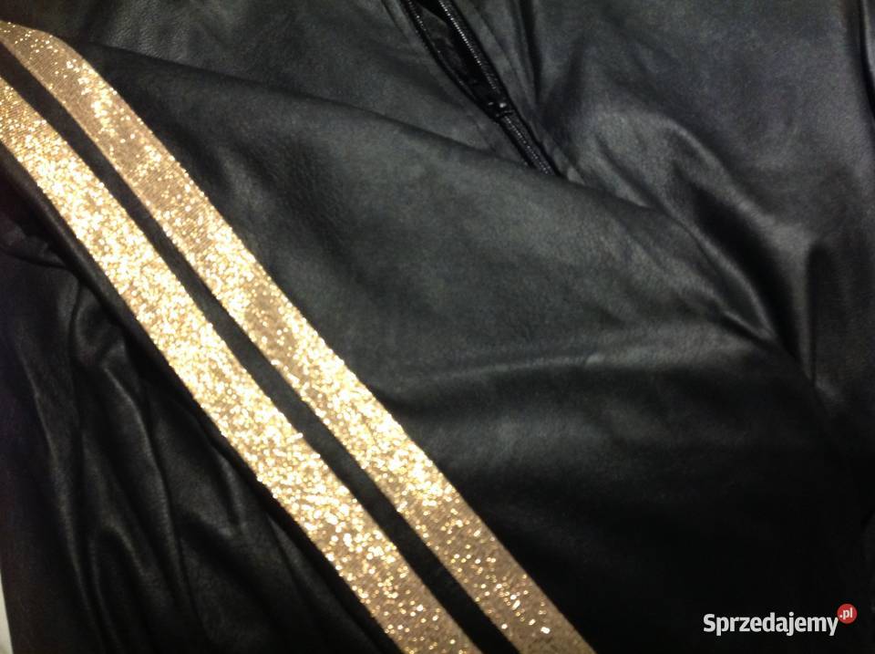 Bomberka Skórzana Czarna Damska OLa VOGA S NOWA Kurtki i płaszcze Nowa Sól sprzedam