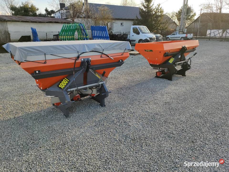 Rozsiewacz hydrauliczny z plandeką dwutarczowy nieuszkodzony Ciechanowiec