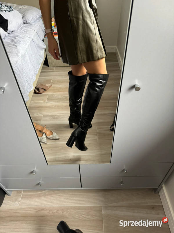 Pełne KOBIECEGO WDZIĘKU kozaki ZARA zakrywające podlaskie Białystok