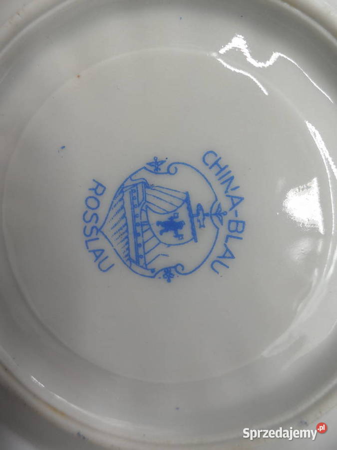 Piękna filiżanka do mokki espresso china blau Porcelana i szkło Raszków