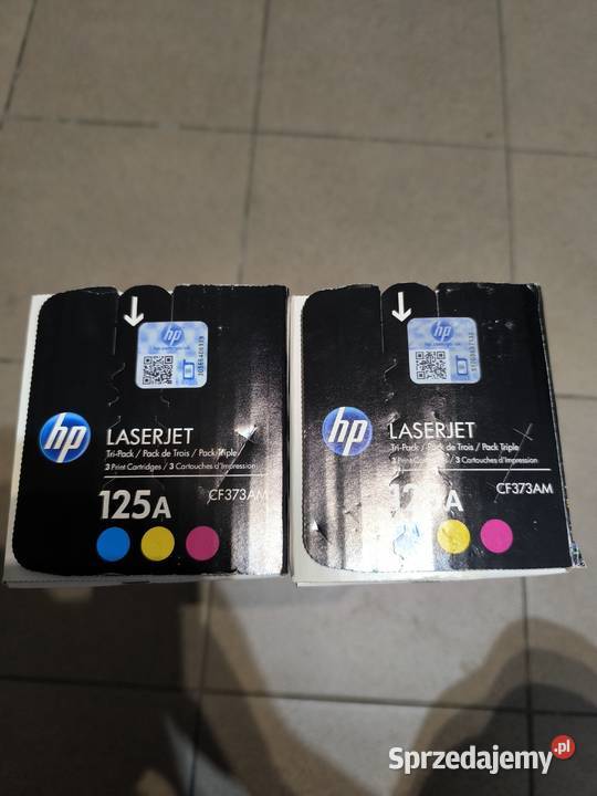 Zestaw dwóch tonerów CB542CB543 HP 125A do LJ HP Kamień Pomorski sprzedam