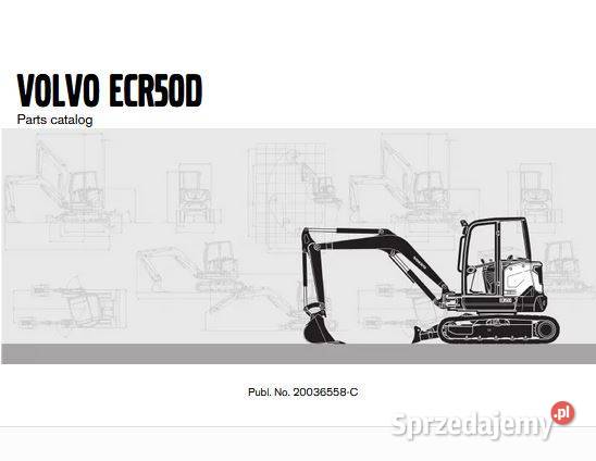 Volvo L25B L120F ECR50D katalogi cześci