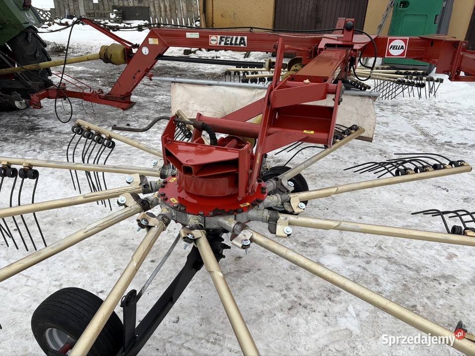 Zgrabiarka 2 karuzelowa Fella TS 781 Hydro 78m Myszyniec sprzedam