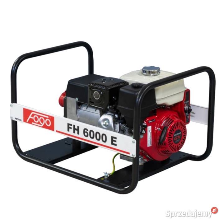 FOGO FH6000E agregat prądotwórczy trójfazowy 220V 400V 5,5 kVA silnik HONDA