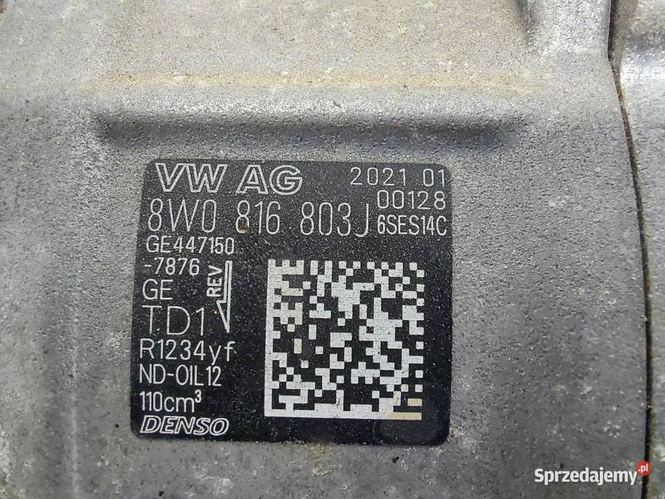 Audi A7 II 4K8 4M0 TFSI KOMPRESOR KLIMATYZACJI Klimatyzacja