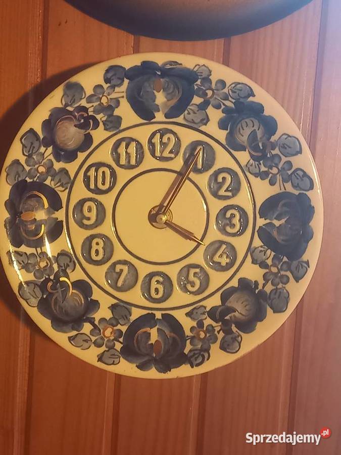Zegar ścienny PRL wintage Toruń