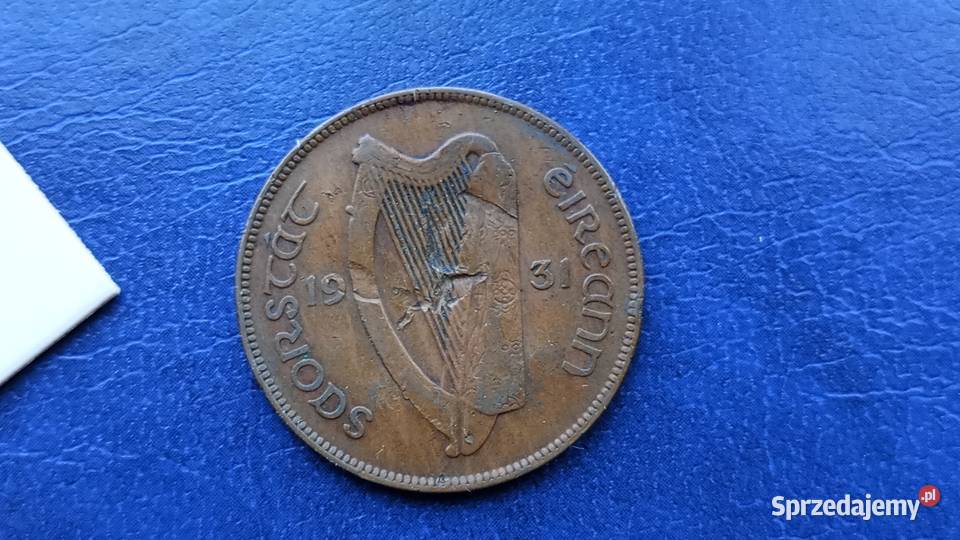 Stare monety 1 pens 1931 Irlandia podkarpackie Lesko sprzedam