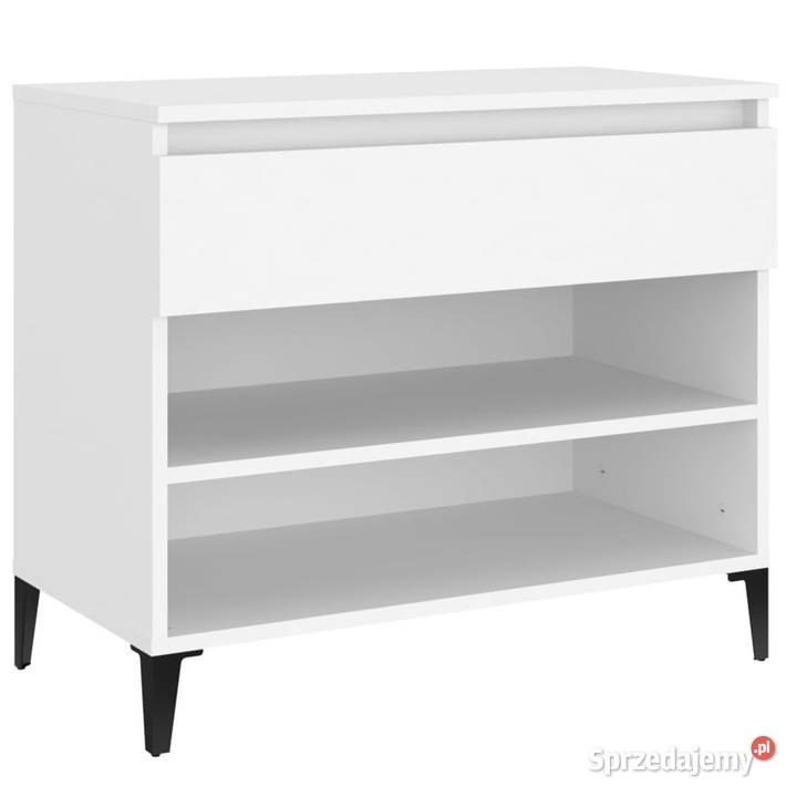 Półka na buty biała 70x36x60 materiał Szafki