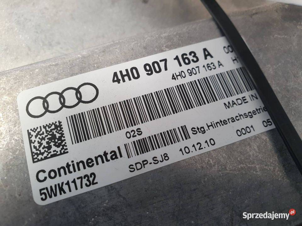 MODUŁ AUDI A8 D4 PRZED LIFT 4H0907163A Lipno