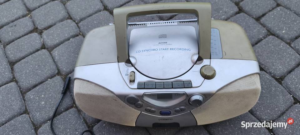 Radio magnetofon na kasety i płyty CD Swarzędz sprzedam