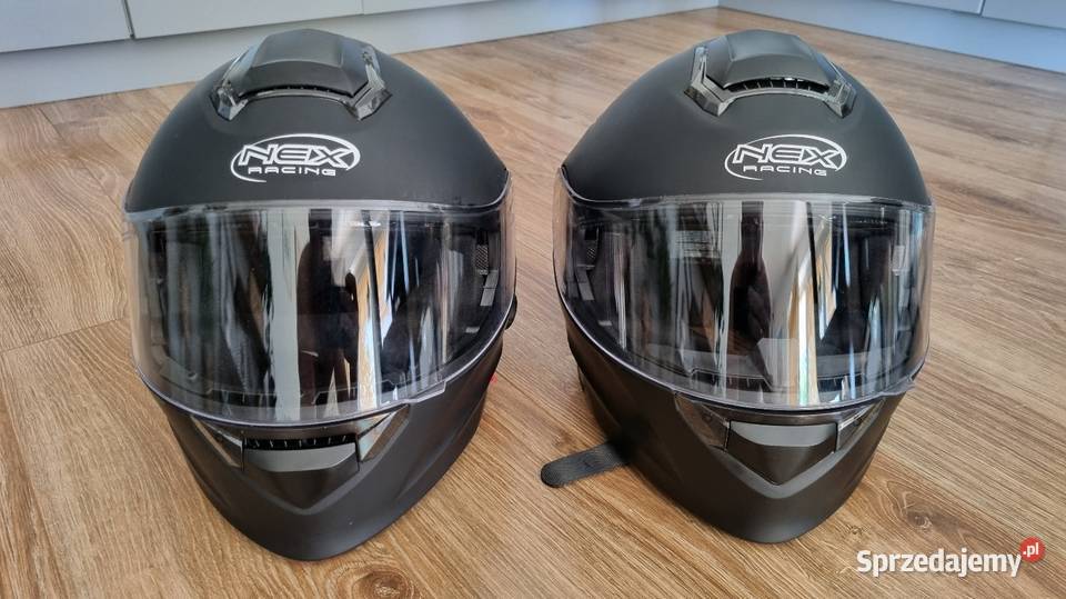 Kask motocyklowy NEX RACING z interkomem rozmiar Reda