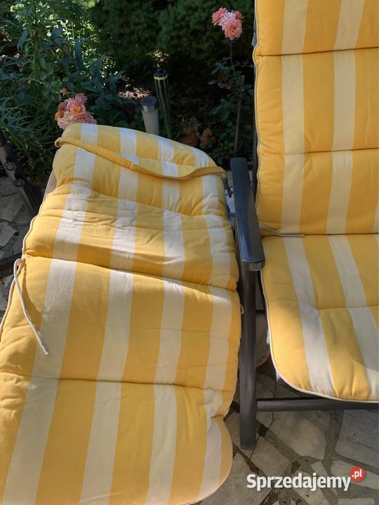 6x Poduszki na krzesła ogrodowe 2 x na leżaki dolnośląskie Nowa Ruda sprzedam