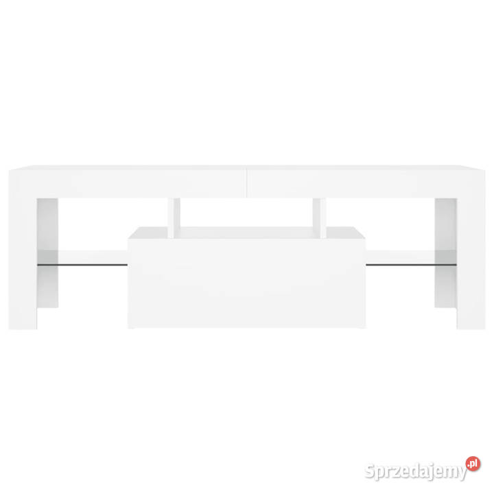Szafka pod TV z oświetleniem LED biała 120x35x40 Warszawa sprzedam