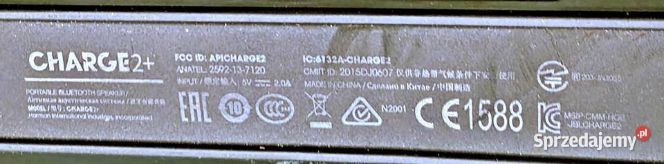 JBL Charge 2 Głośnik przenośny z futerałem JBL łódzkie Piotrków Trybunalski sprzedam