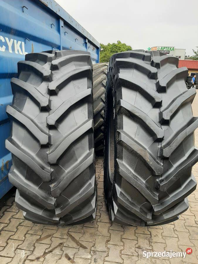 2x Opona używana rolnicza 65065R42 TRELLEBORG 65 Zaścianki