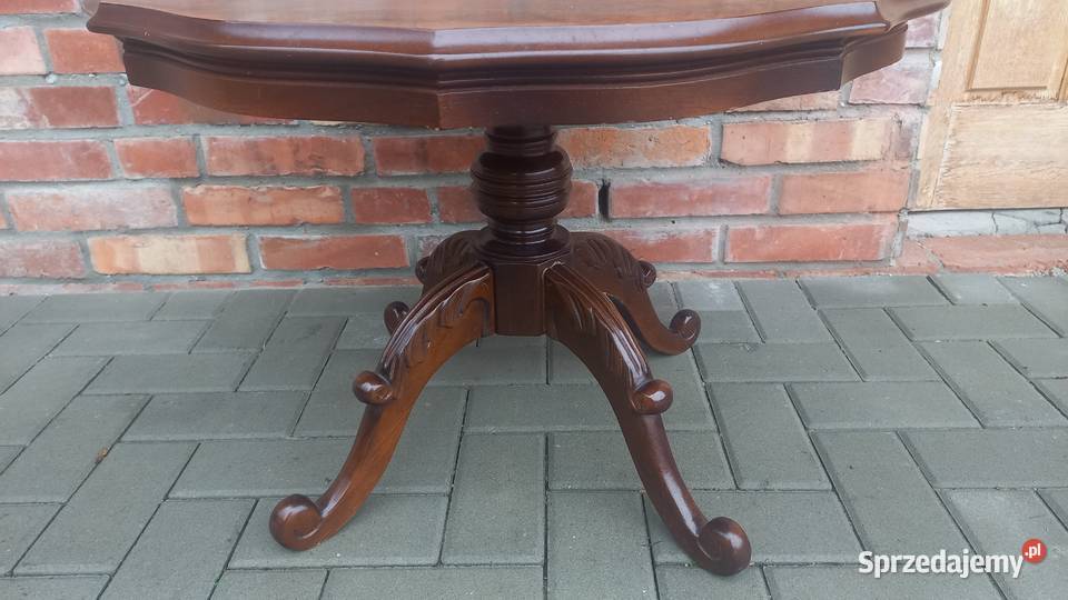 Stolik kawowy okrągły stylowy 697 zachodniopomorskie Gawroniec