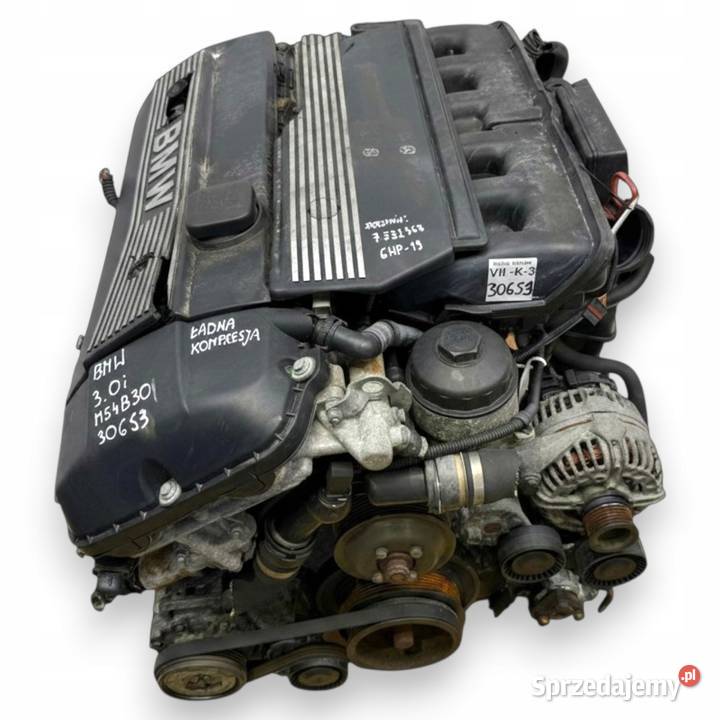 SILNIK M54B30 BMW E46 E39 E60 E61 F10 X3 E83 X5 osobowe Chełm