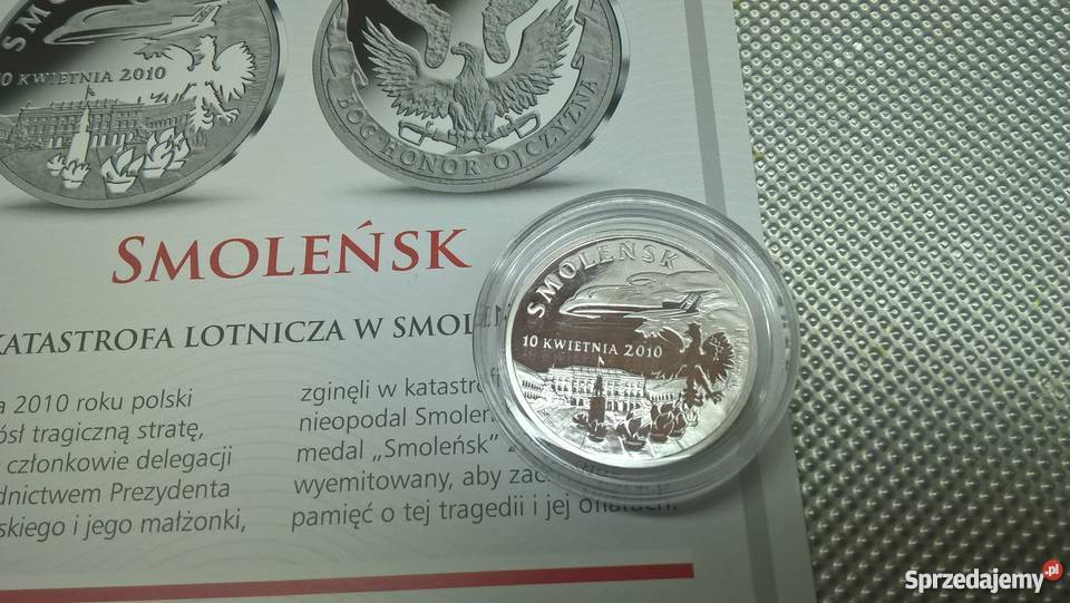 Pamiątka katastrofy lotniczej w Smoleńsku mazowieckie Warszawa sprzedam