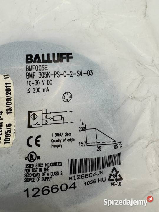 Balluff BMF005E BMF 305KC2S403 Czujnik pola