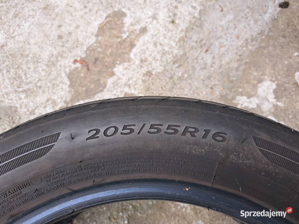 Opony Dunlop 205x55x16 letnie wielkopolskie Leszno sprzedam