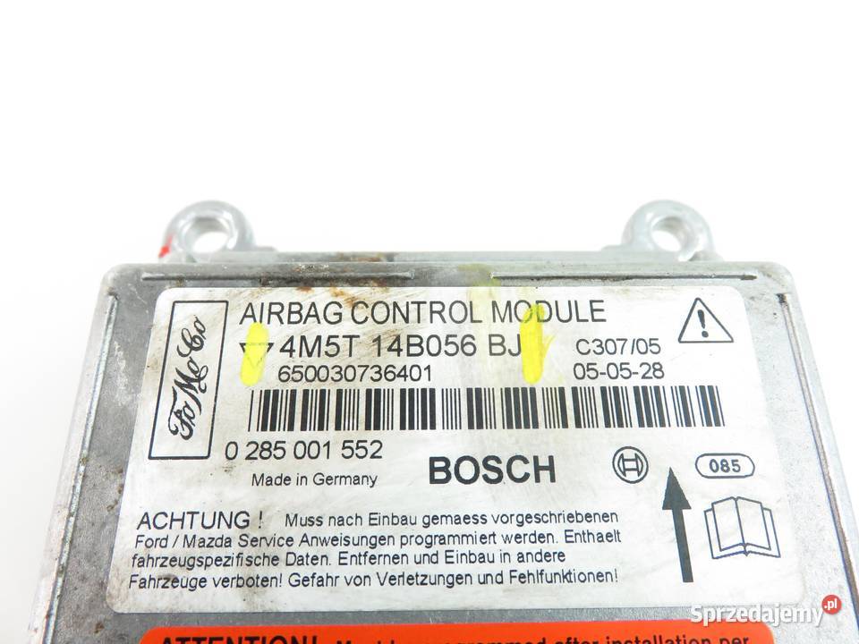 MODUŁ AIRBAG FORD FOCUS MK2 II 4M5T14B056BJ sprzedam