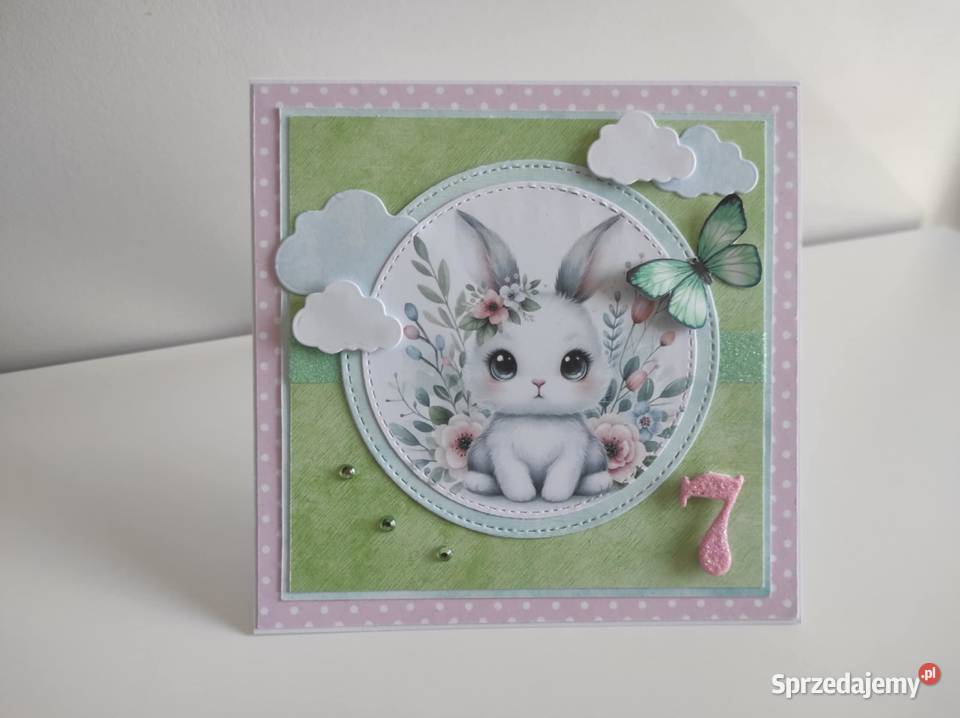 Kartka okolicznościowa ręcznie robiona na Łódź sprzedam