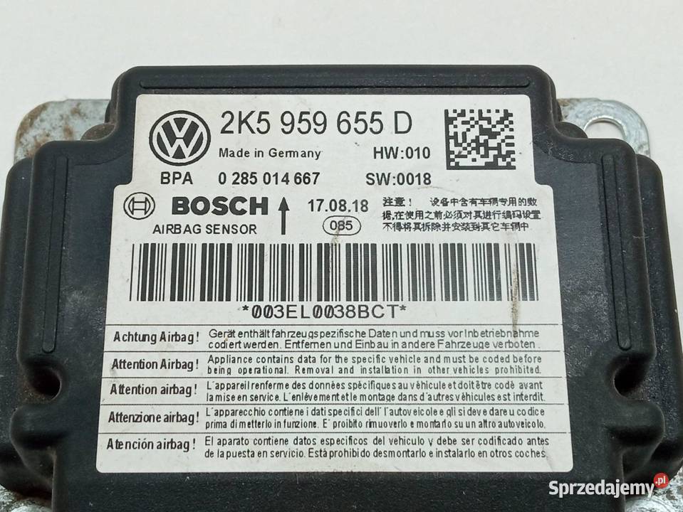 MODUŁ 2K5959655D 0285014667 VW Volkswagen Caddy Rok produkcji 2018