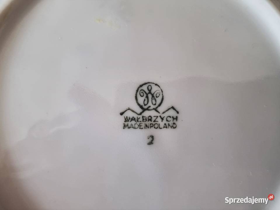 4 talerzyki deserowe porcelana Wałbrzych vintage Warszawa