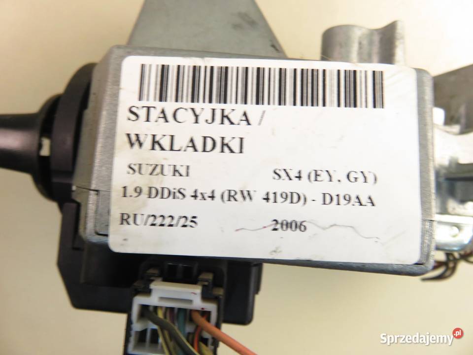 STACYJKA SUZUKI SX4 KEYLESS 3397079J00 5WK49184 sprzedam