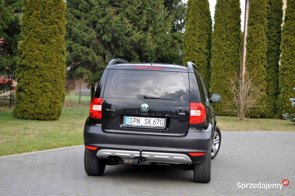 koda Yeti 20TDI1404x4DSGKlimatyzacjaRelingWelurI wspomaganie kierownicy mazowieckie sprzedam