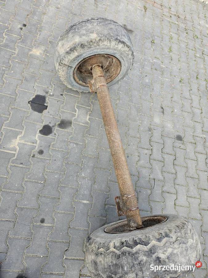 Oś rolnicza z kołami balonowymi Stogniowice