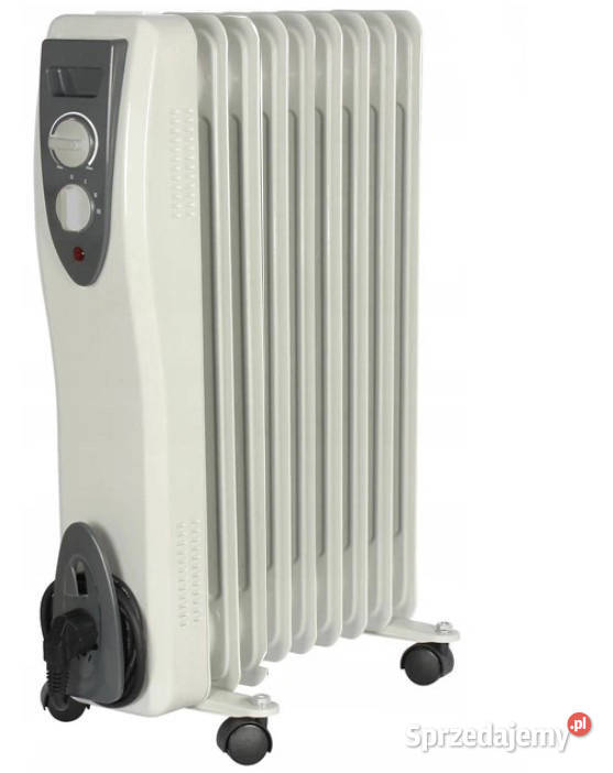 GRZEJNIK ELEKTRYCZNY OLEJOWY 2000W TERMOSTAT 9