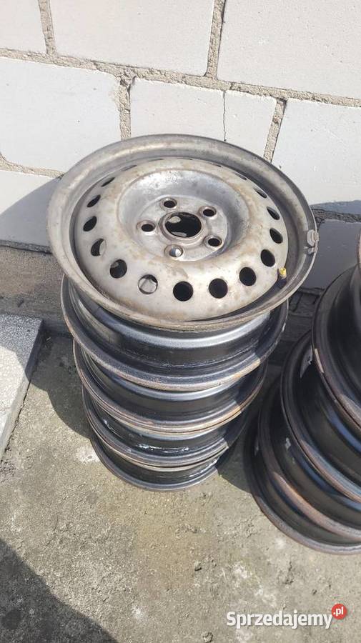 Felgi stalowe vw t4 15stki wzmacniane Średnica 15" podlaskie Hajnówka