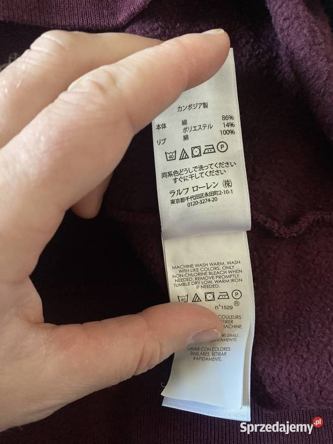 Elegancki Sweter męski RALPH LAUREN S OKAZJA Zamość