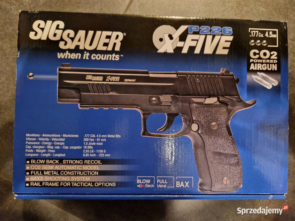 Wiatrówka Sig Sauer P226 XFive Bielany Wrocławskie