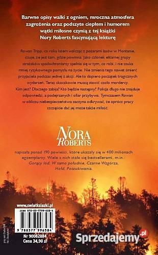 Książka LASY W PŁOMIENIACH Nora Roberts Bielsko-Biała