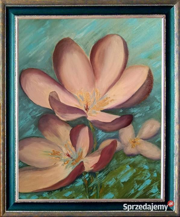 Obraz olejny Egzotyczny kwiat Lublin