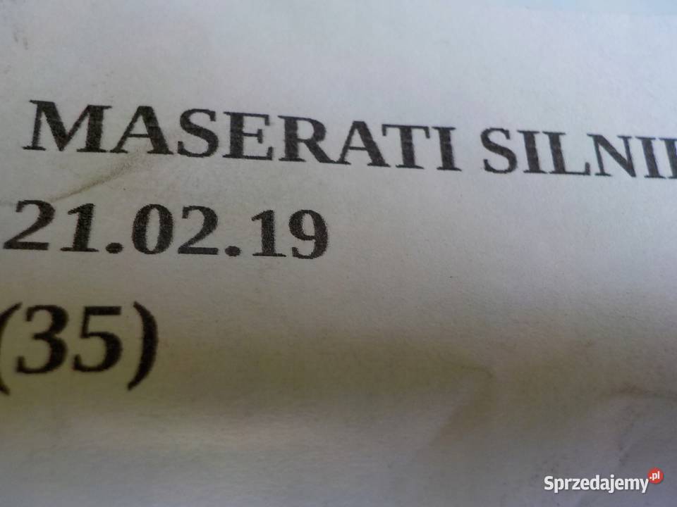 PRZEWÓD PALIWOWY LISTWY WTRSK MASERATI GHIBLI Układ paliwowy Nowy Tomyśl