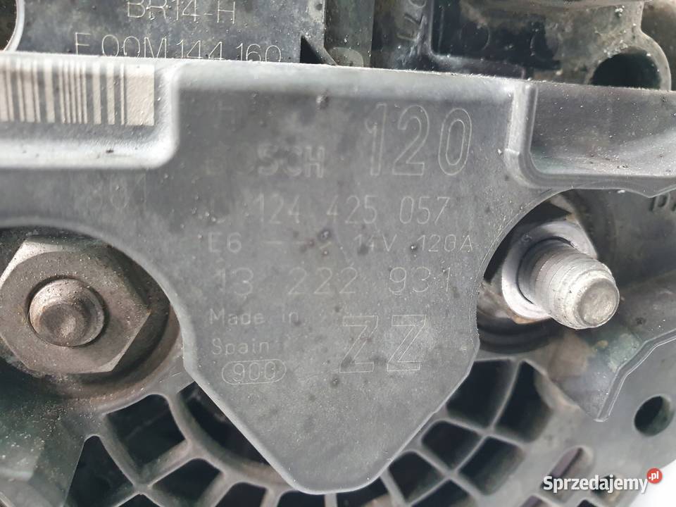 ALTERNATOR Opel Corsa D 12 16V Bosch 0124425057 Chełm