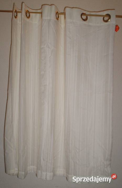 Używana zasłona biała szer 140 x wys 125 Kraków