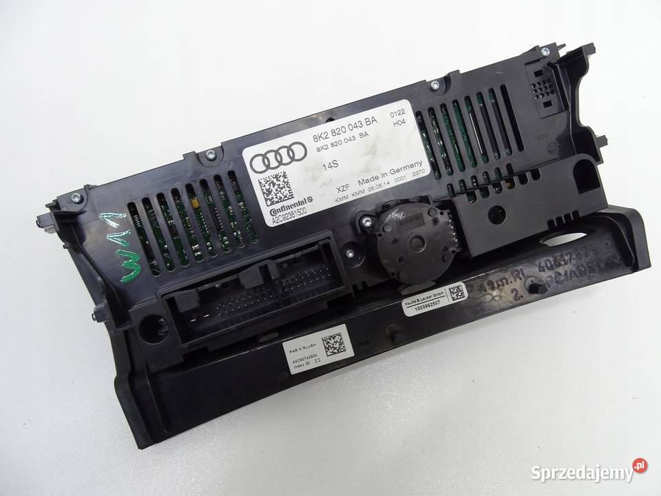 PANEL KLIMATYZACJI 8K2820043BA AUDI A4 B8 LIFT sprzedam