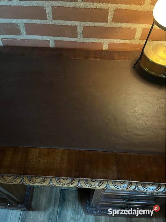 Antyczne Biurko Eleganckie Antyk Drewno