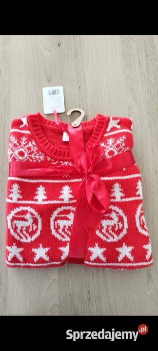 Sweter sweterek świąteczny Rossmann M nowy Budzyń