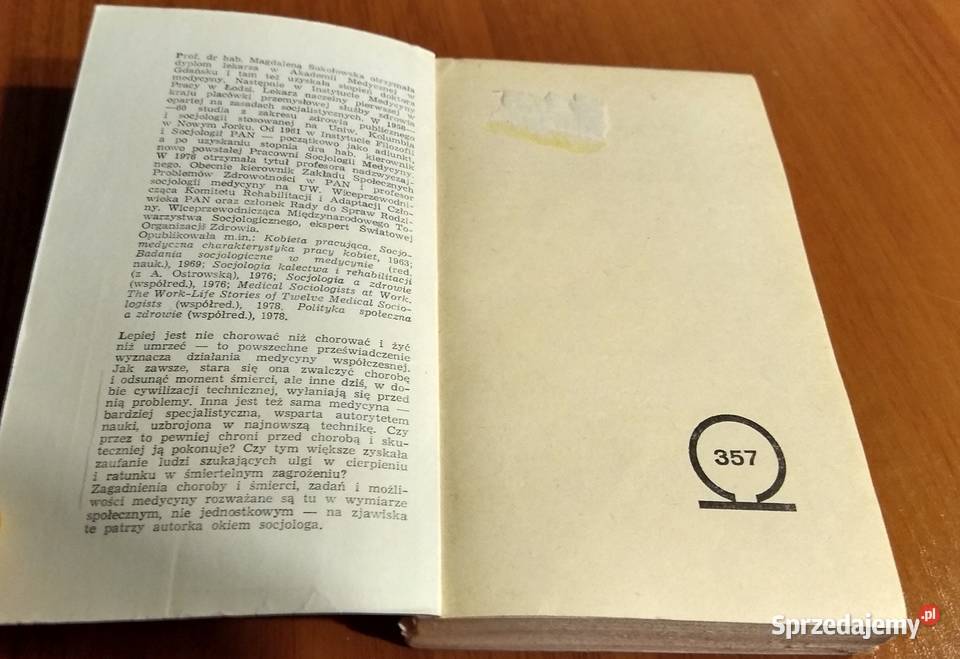 Granice medycyny Magdalena Sokołowska Omega 357 Gdańsk