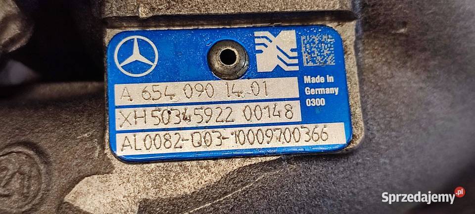 MERCEDES VITO W447 TURBINA TURBOSPĘŻARKA 20D dolnośląskie