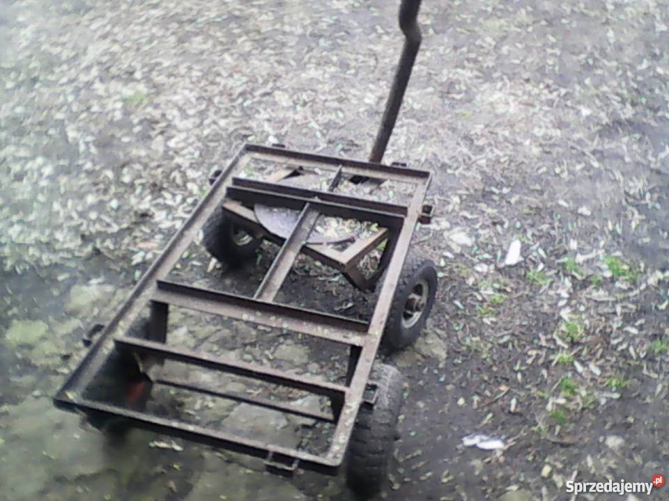 sprzedam wózek przyczepkę skrętna masywna